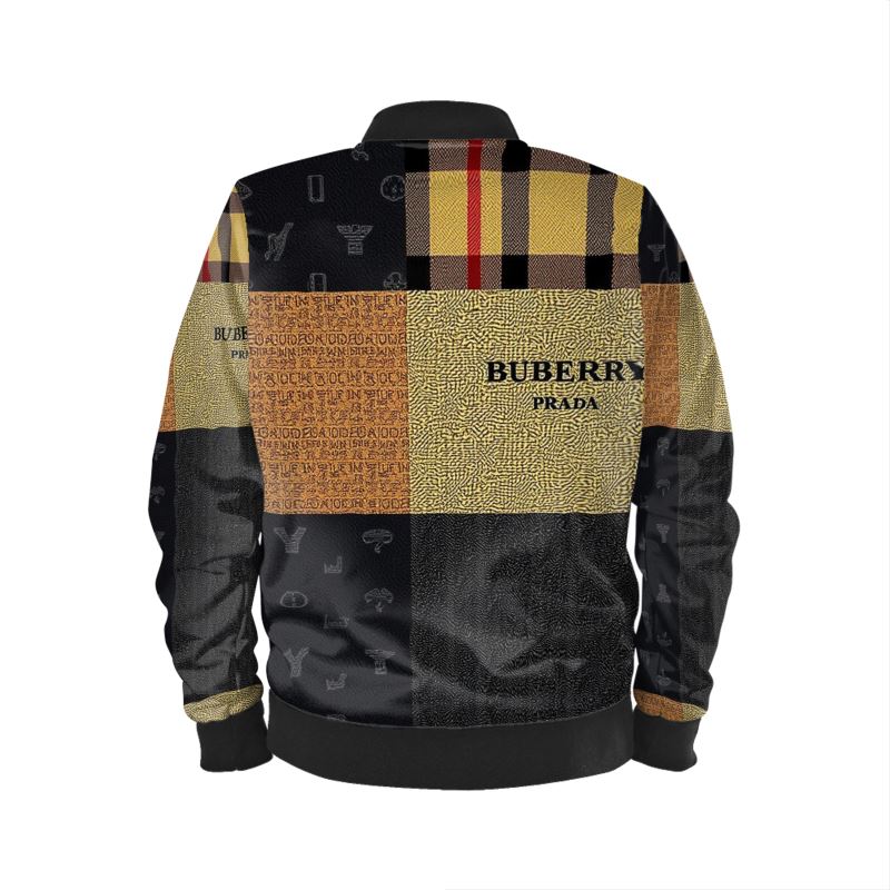 Burbery By Carti Mens Bomber Jacket