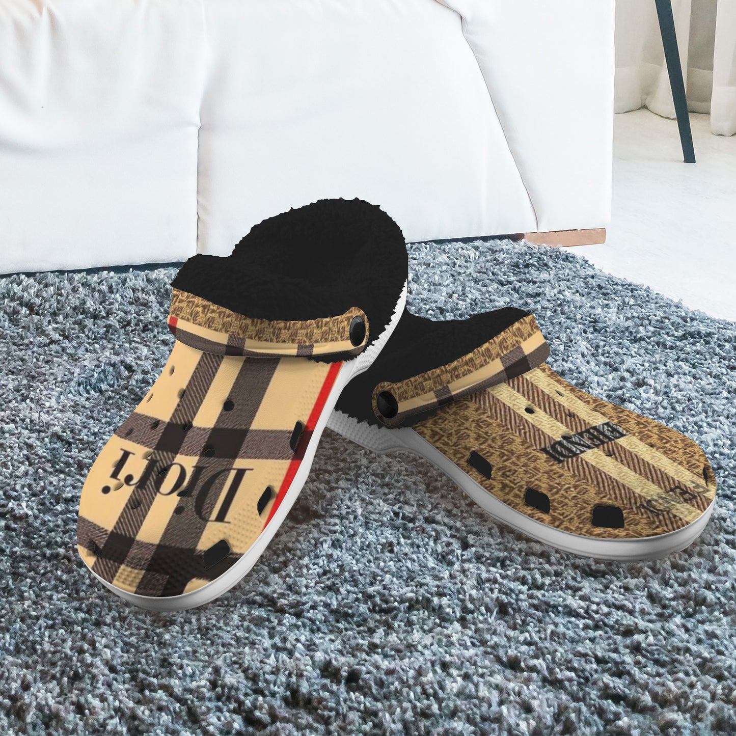 Fendi Dior By Carti Fleece Lined Adults Clogs