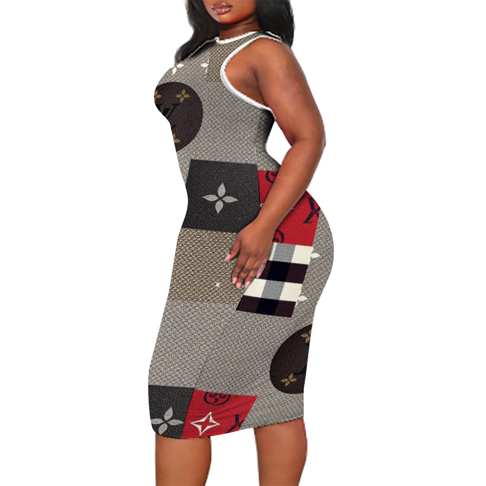 G'iore Sleeveless Plus Size Dress