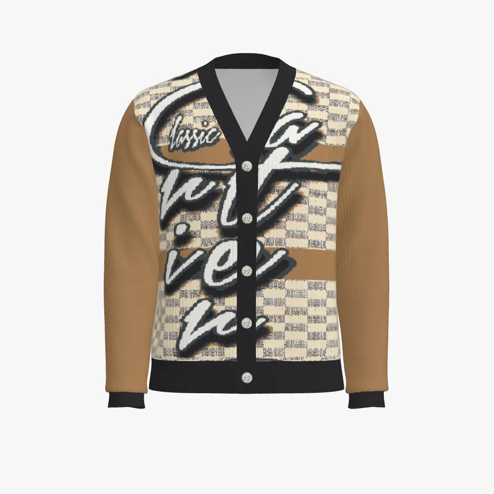 Men's V Neck Cardigan