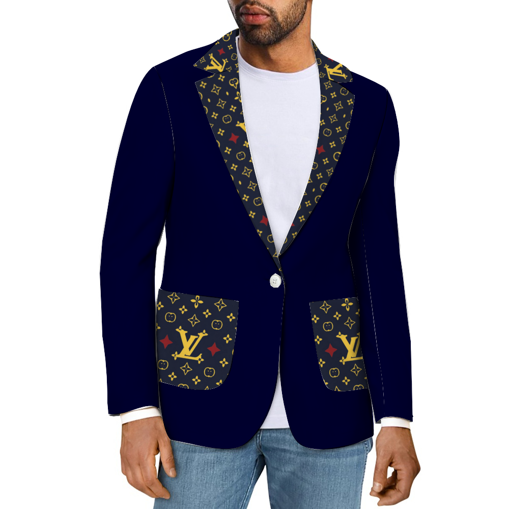 LV Men Casual Suit Blazer