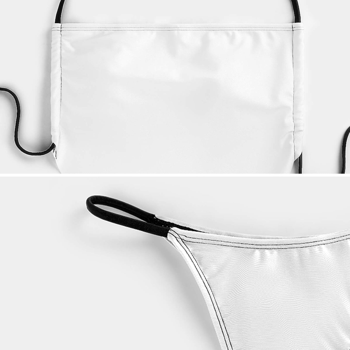 CMCM Chic Strapless Bandana Style Bikini(
