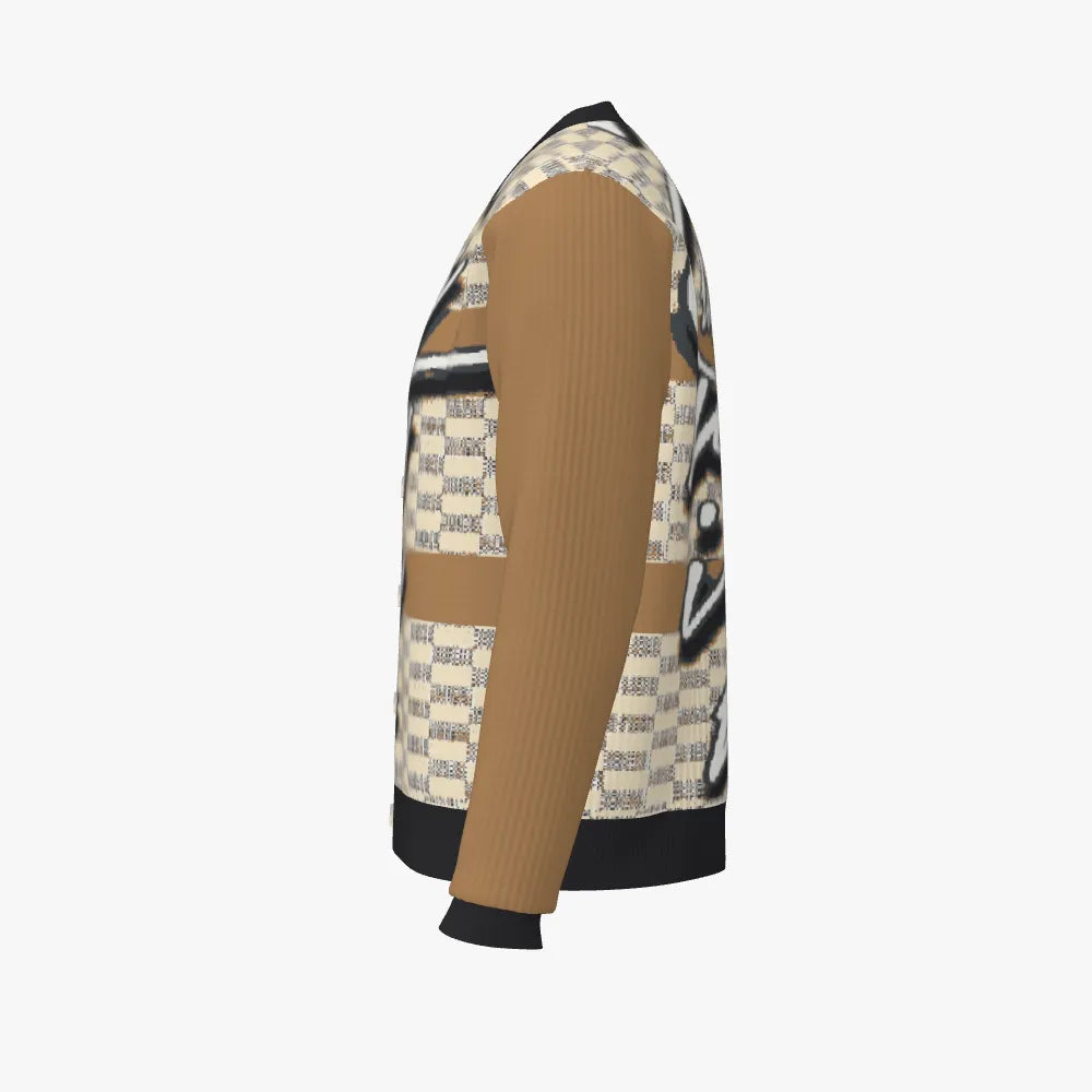 Men's V Neck Cardigan
