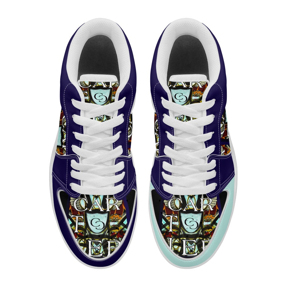 Fashion Low Top Leather Sneakers