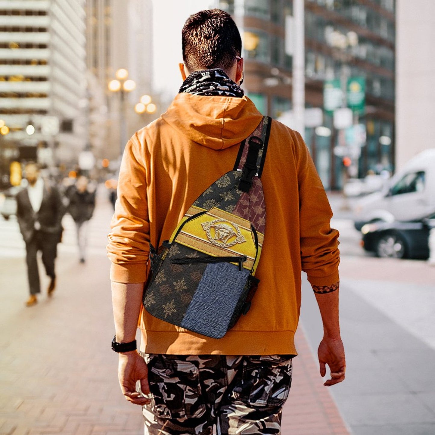 Create Unique Sling Bags with Our durable polyester (All-Over Printing)