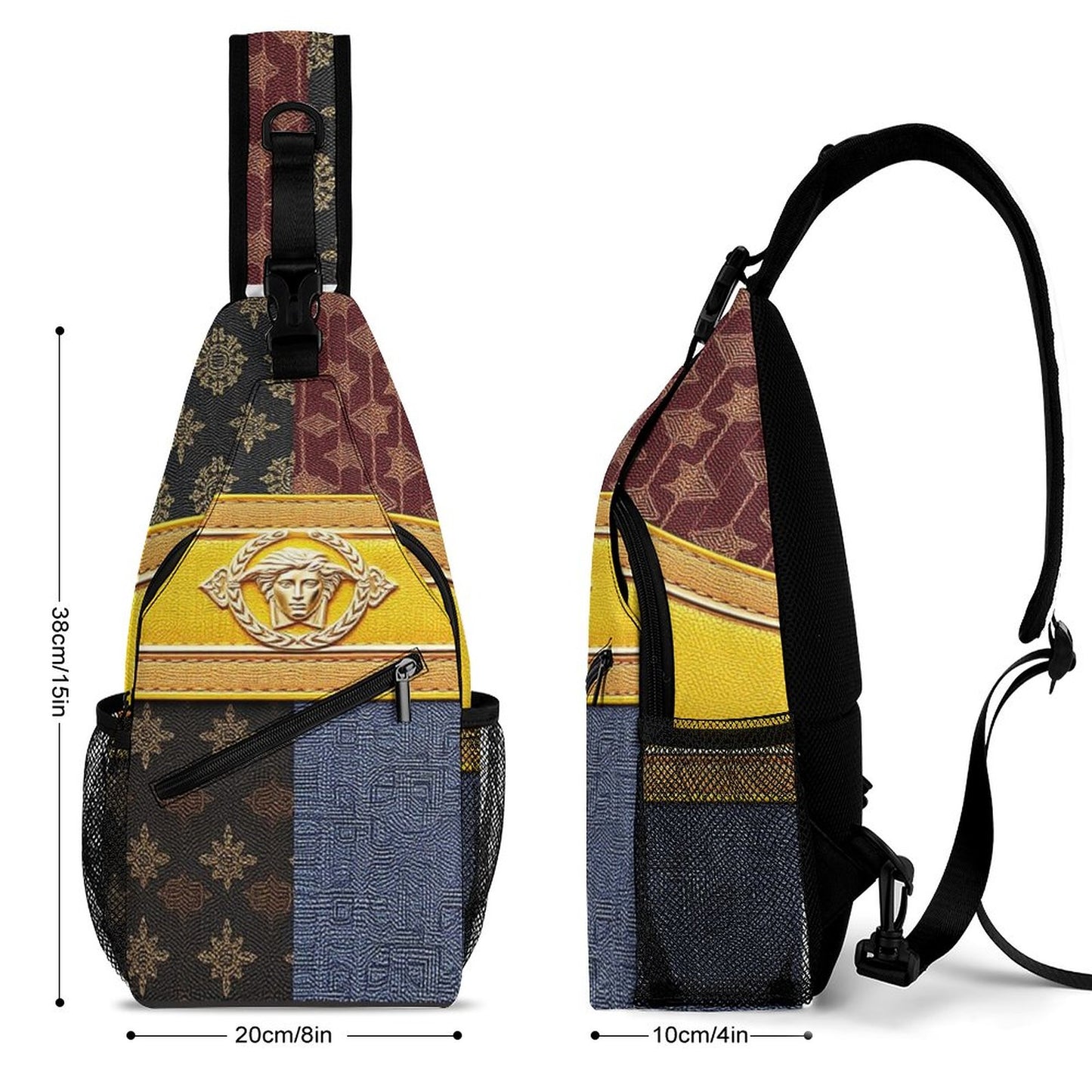 Create Unique Sling Bags with Our durable polyester (All-Over Printing)