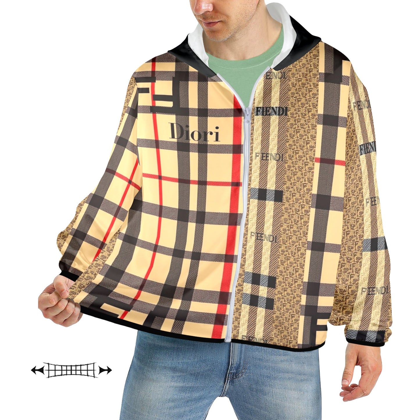 Feni Dior by cartiMen's Lightweight Sun Protection Hoodie