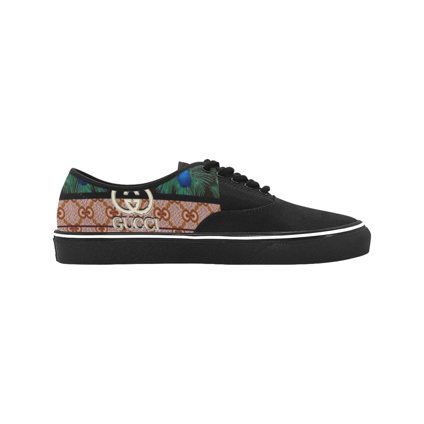 Gucci PEA Women's Classic Canvas Low Top Shoe (ModelE001-4)