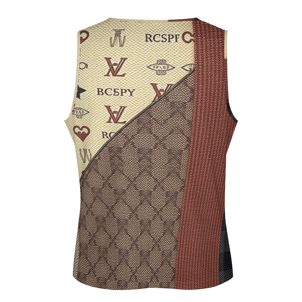 VL Men's Full print vest