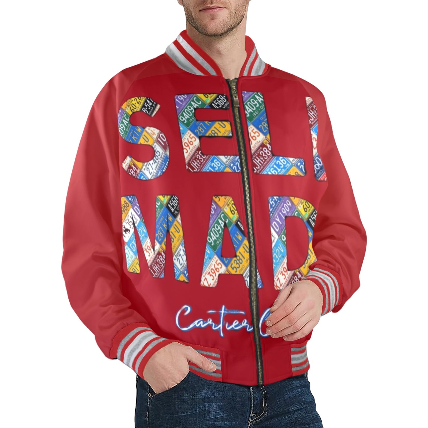 Self Made Letterman jacket