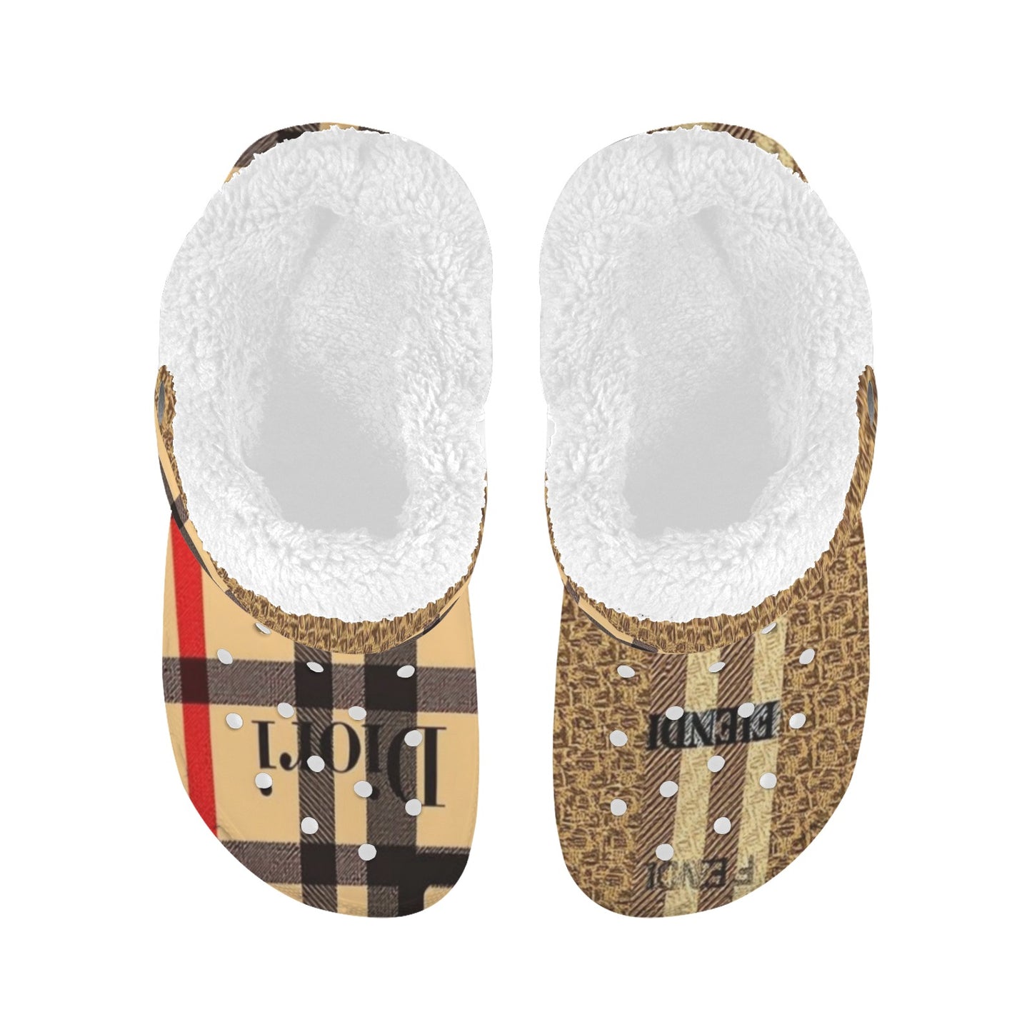 Fendi Dior By Carti Fleece Lined Adults Clogs