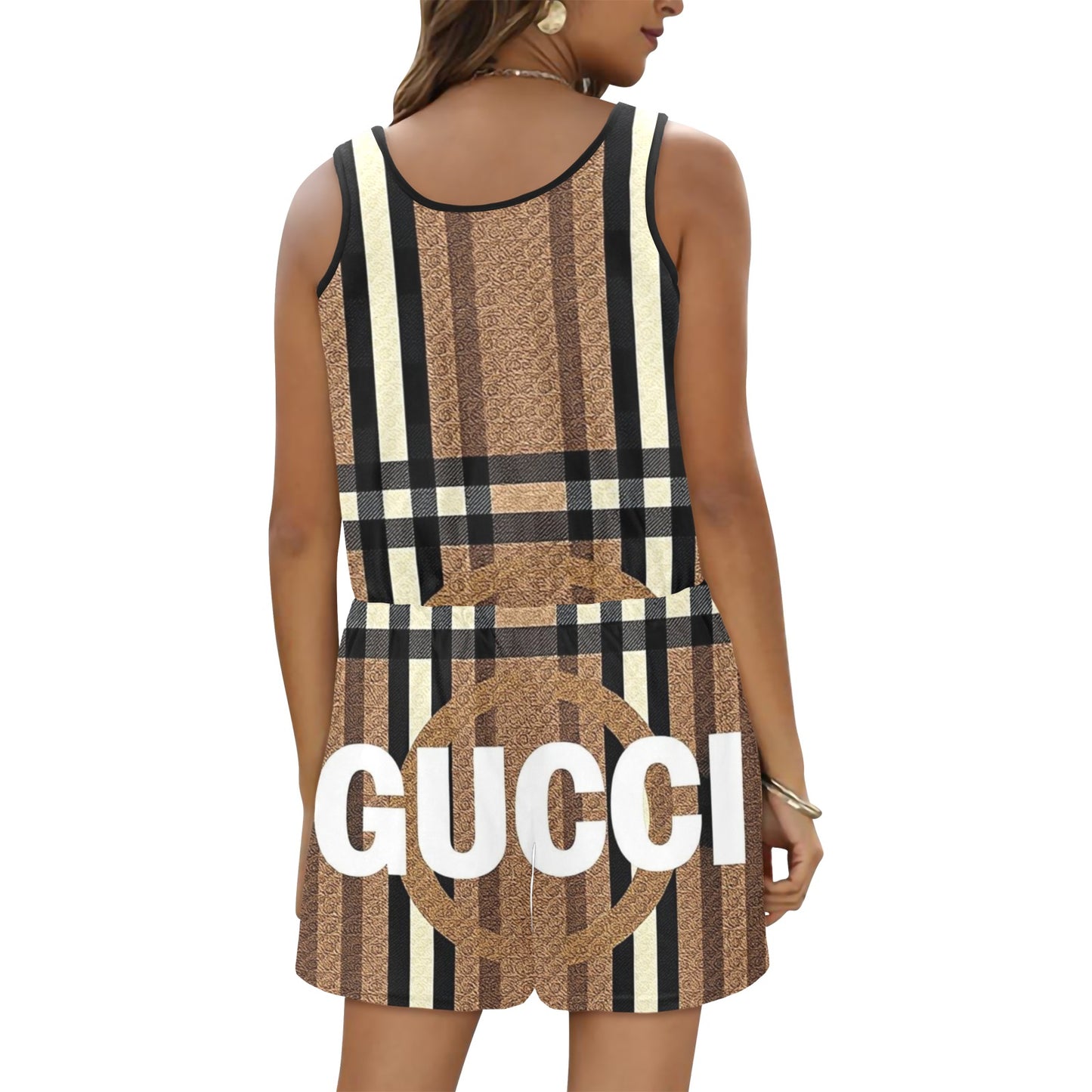 Guccii by Carti Vest Short Jumpsuit