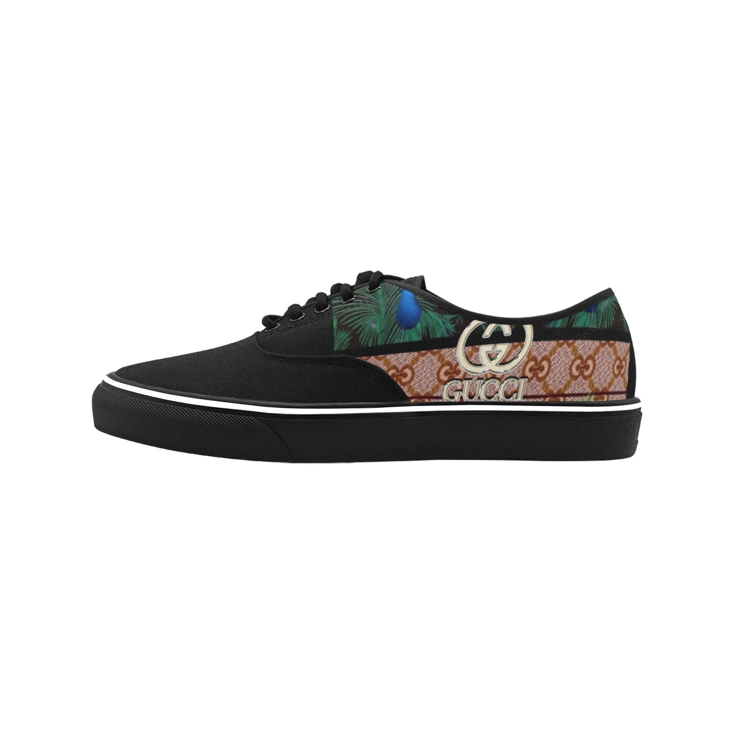 Gucci PEA Women's Classic Canvas Low Top Shoe (ModelE001-4)