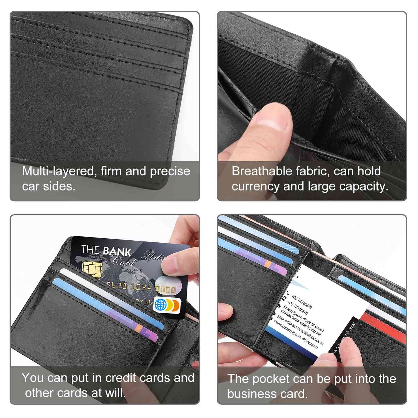 Custom PU Leather Wallets