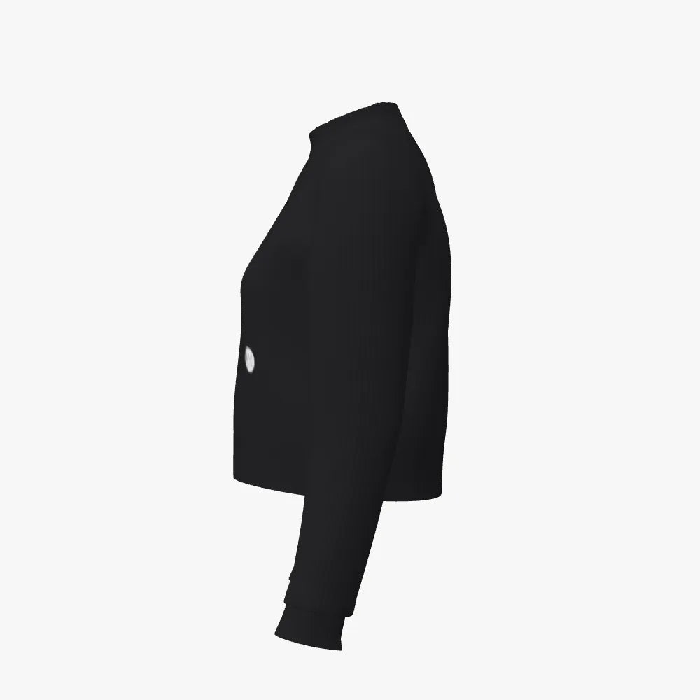 Cartier Classic Women's Mock Neck Cropped Top