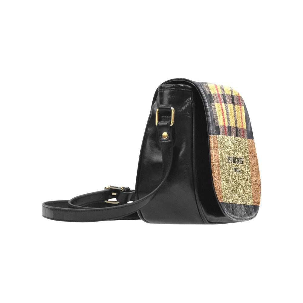 Prada berry Classic Saddle Bag