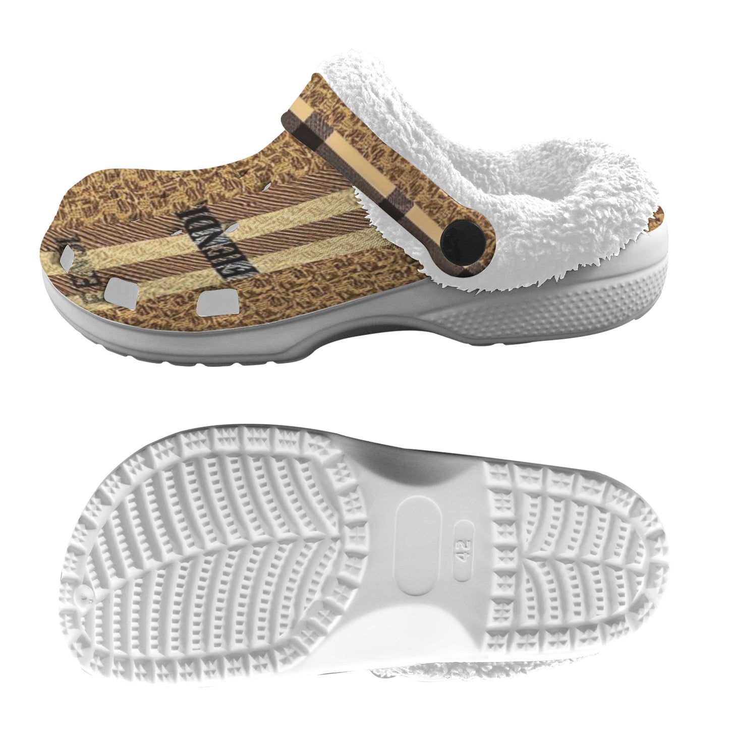 Fendi Dior By Carti Fleece Lined Adults Clogs