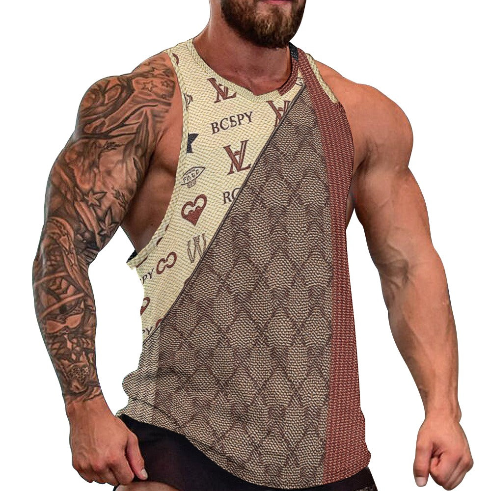 VL Men's Full print vest