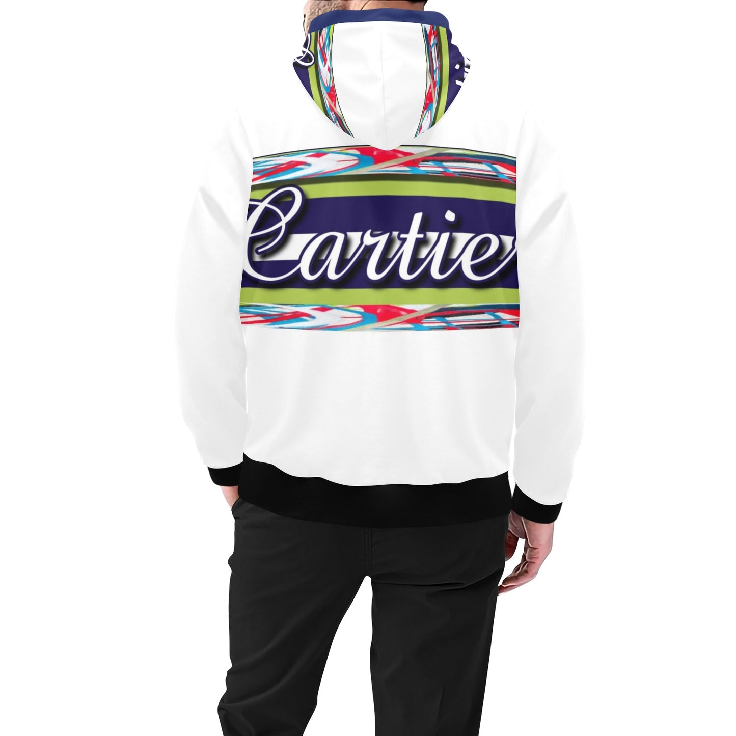 High Neck Pullover Hoodie for Men  H24