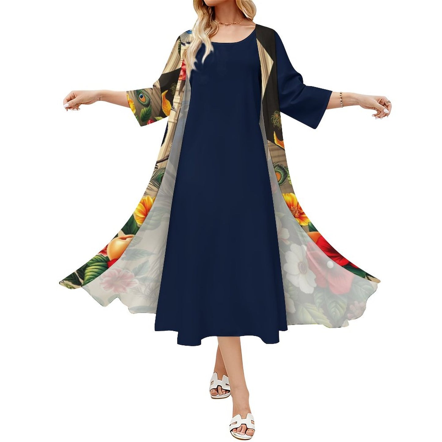Cartier Peas Long Dress Set