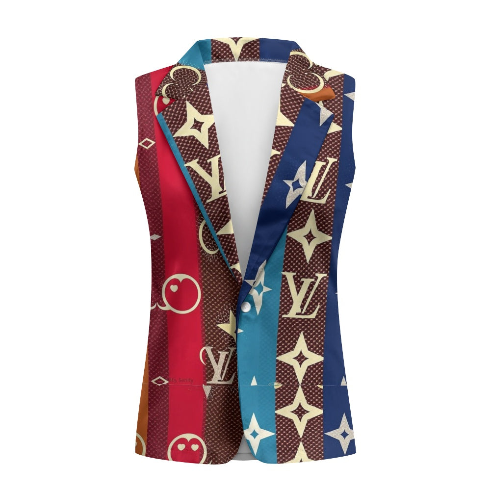 Loose women's suit vest