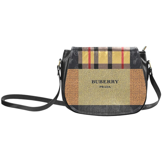Prada berry Classic Saddle Bag