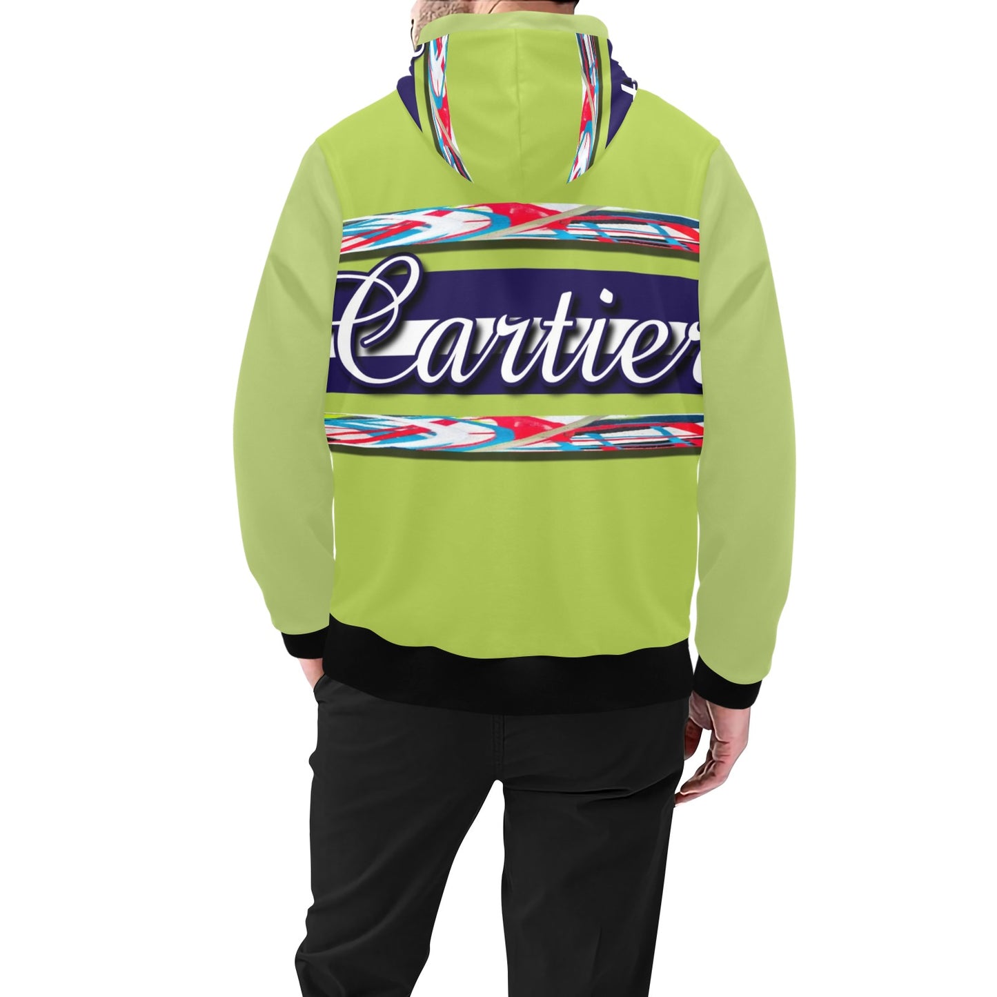 High Neck Pullover Hoodie for Men  H24