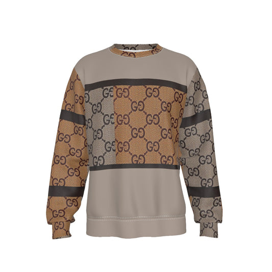 Gucci G'iore by Cartier Men's Heavy Fleece Sweatshirt with Cozy Fur Lining