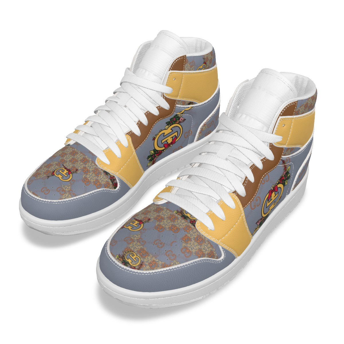 Gucci G'iore By Cartier Men's Leather Stitching Shoes | Soft Breathable & Anti-Slip