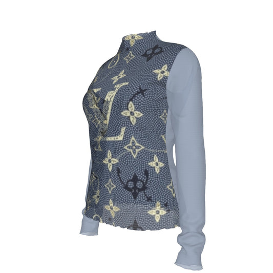 Vl Gutton Mesh Blouse