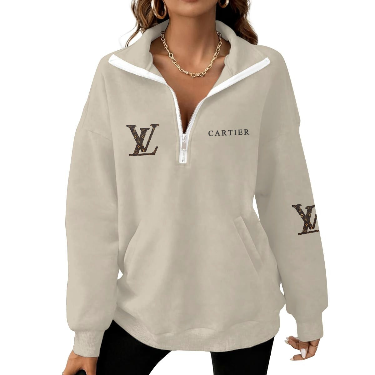 Cartier VL Women's Half-Zip Sweatshirt
