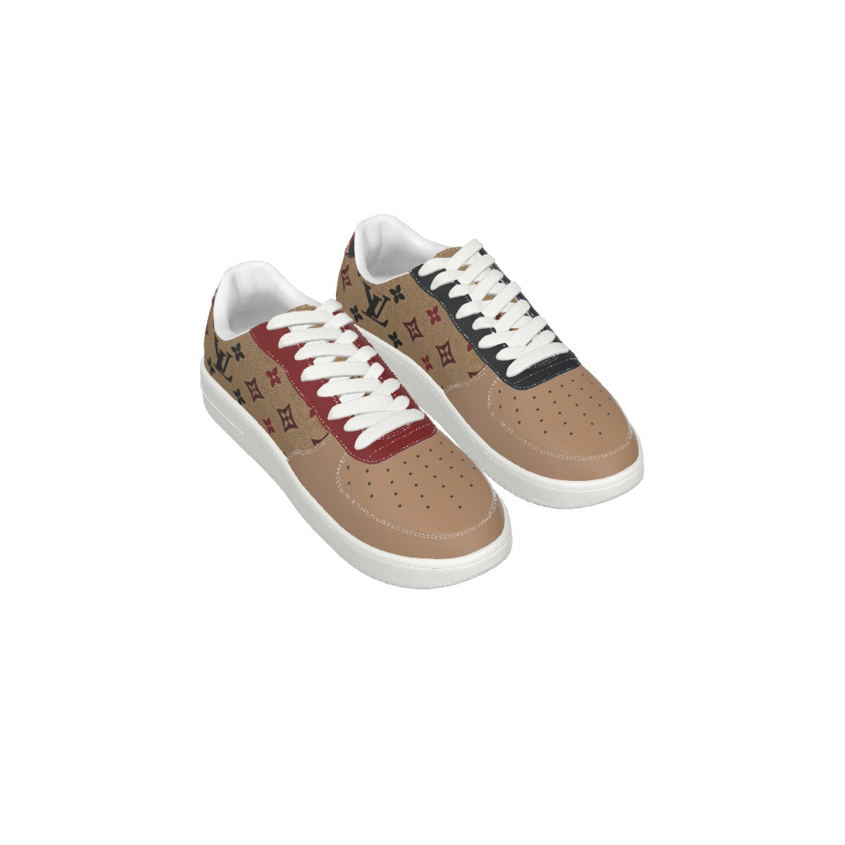 LV Gutton Men's Air Force Shoes with Anti-Slip Sole & Breathable PU Upper | Versatile Style