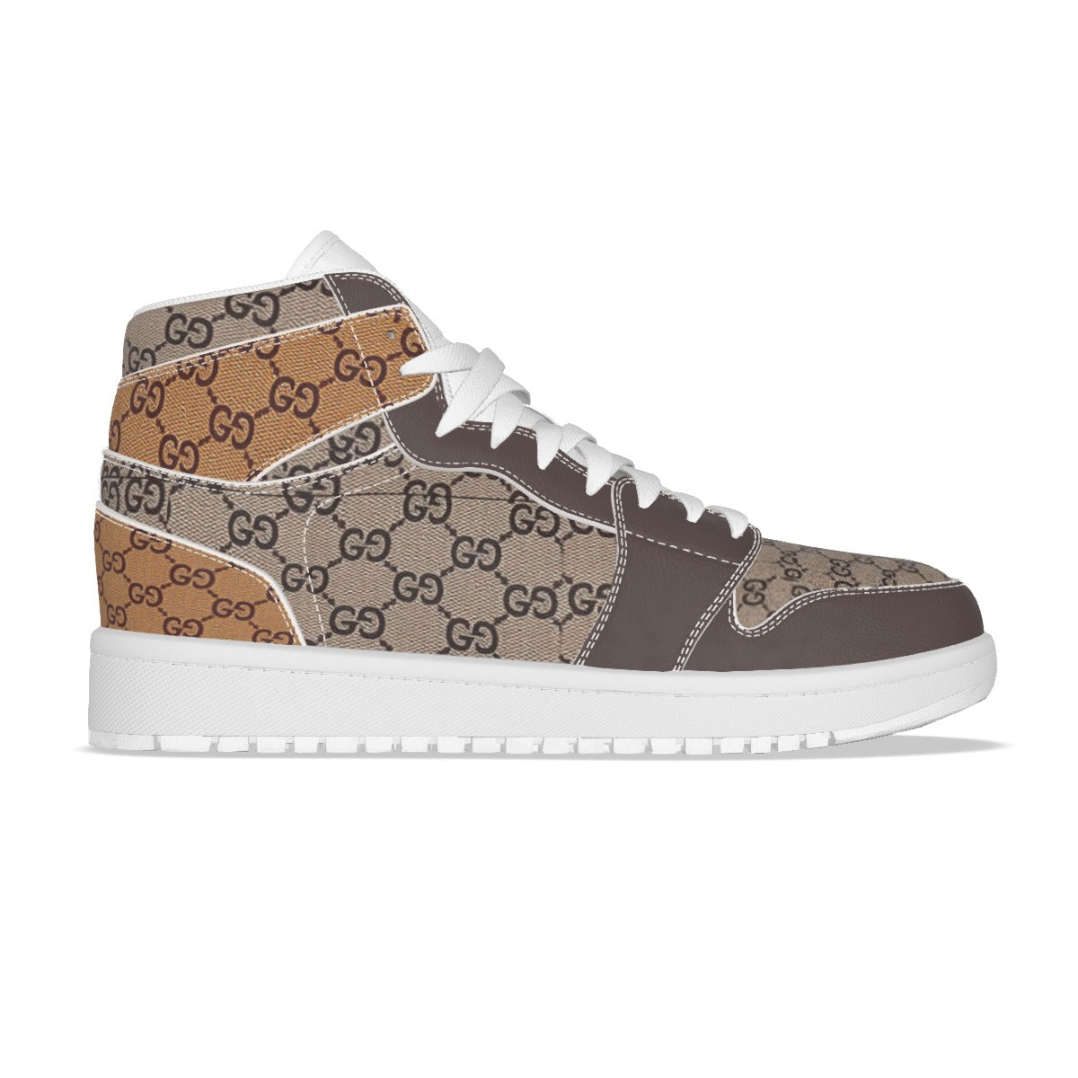 Gucci G'iore By Cartier Men's Synthetic Leather Stitching Shoes with Anti-Slip Sole