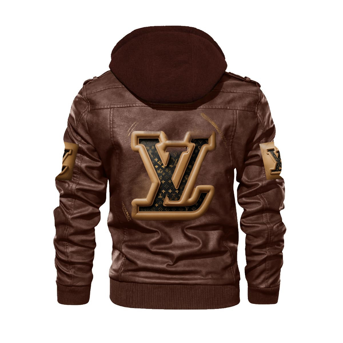 Men's Zip Leather Jacket |DTF