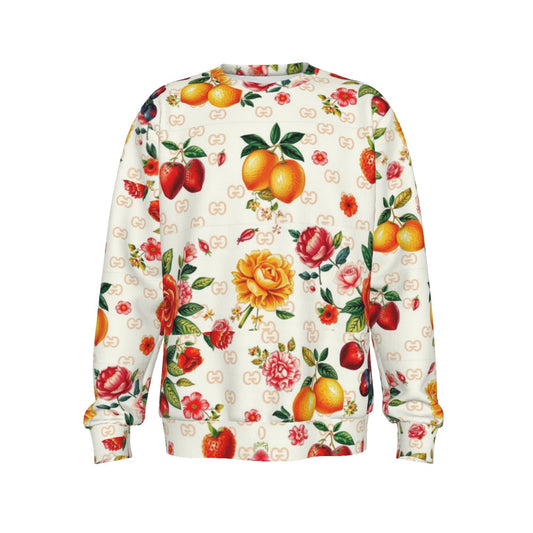 Fruits of G'iore Classic Pullover Sweater by Cartier - Knitted Texture & Festive Style