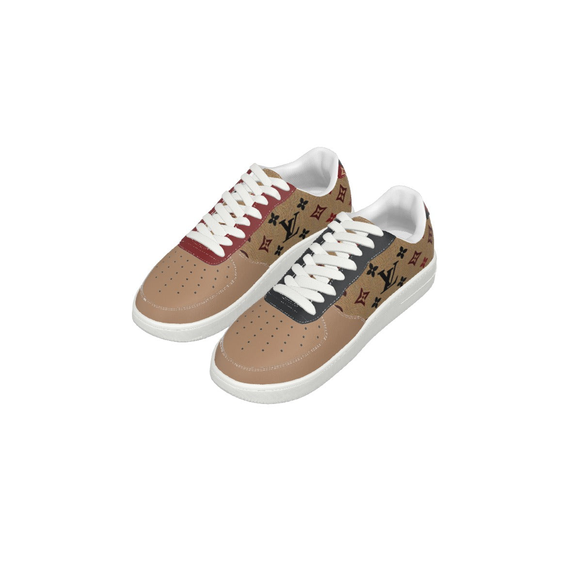LV Gutton Men's Air Force Shoes with Anti-Slip Sole & Breathable PU Upper | Versatile Style