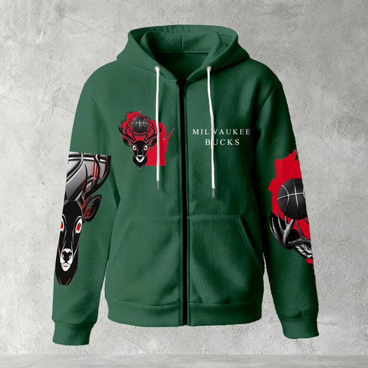 Buck MIlwaukee Men’s Zip Sweatshirt|