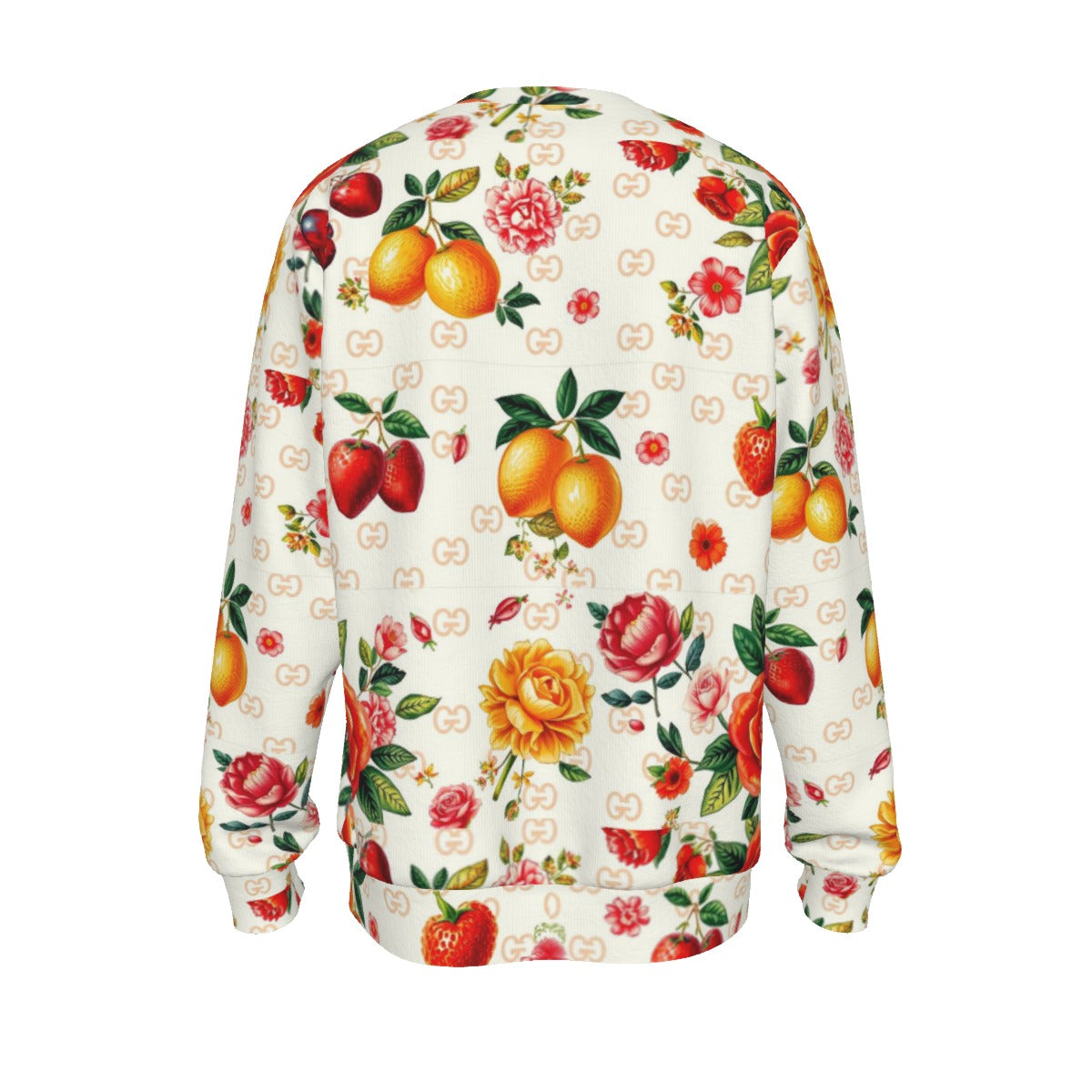 Fruits of G'iore Classic Pullover Sweater by Cartier - Knitted Texture & Festive Style