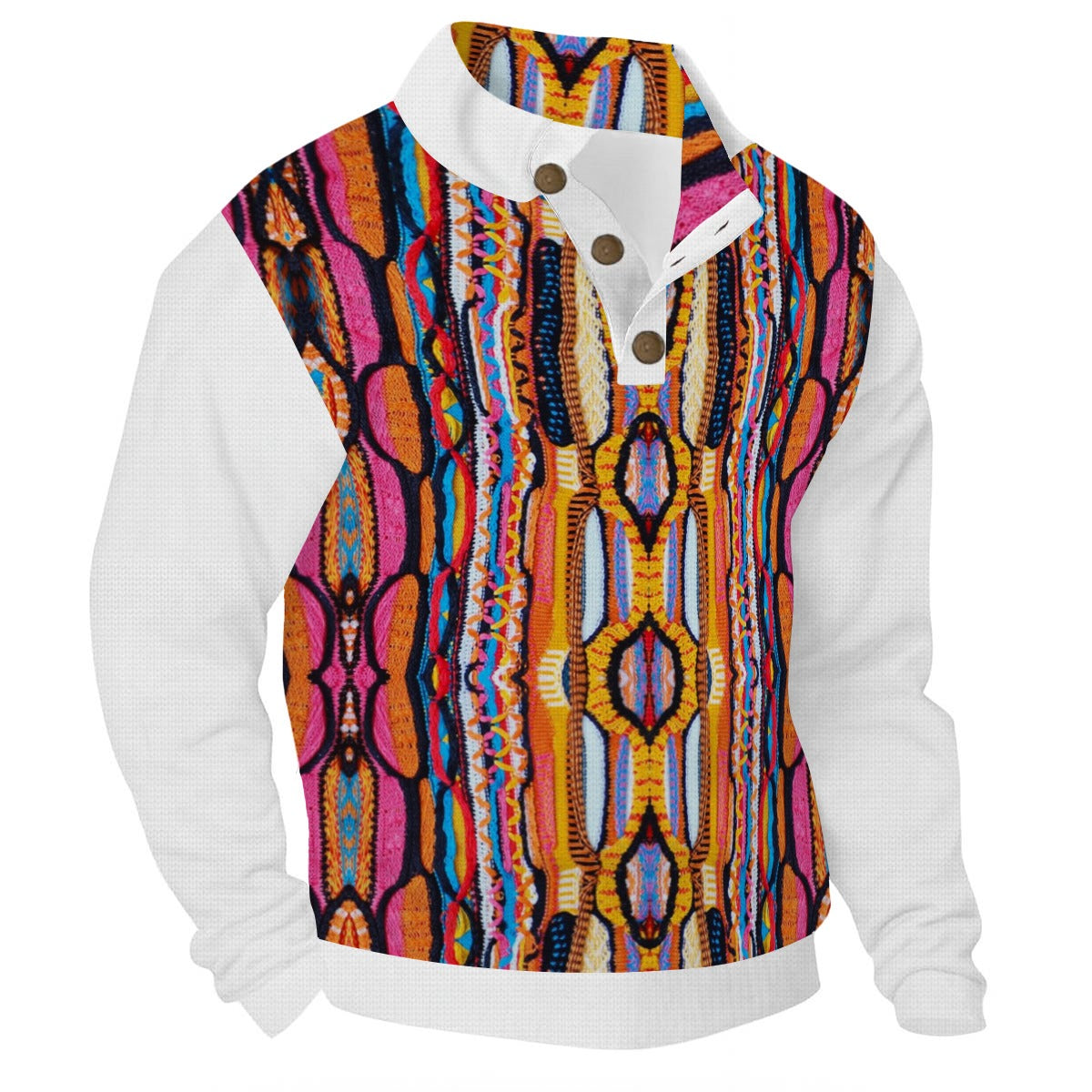 Cartier Cool Colors Men’s Casual Pullover Shirt With 1/4 Zip