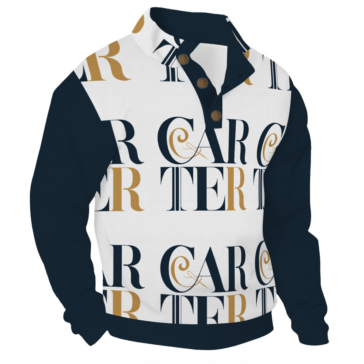 Cartier Classic Men’s Casual Pullover Shirt With 1/4 Zip