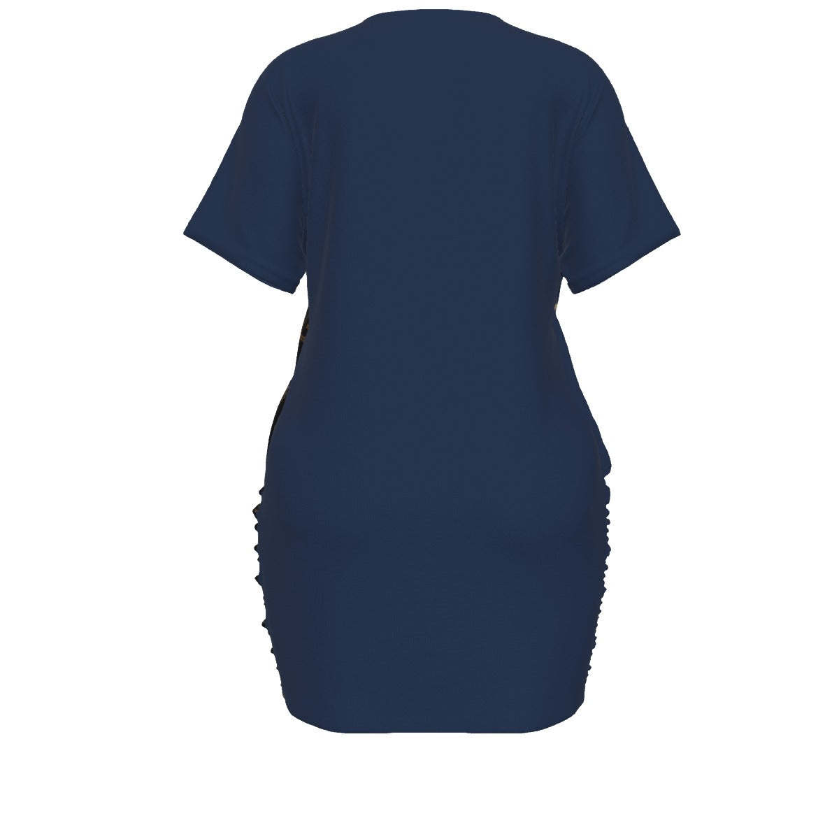 G G'iore Women’s Stacked Hem Dress With Short Sleeve Plus Size）