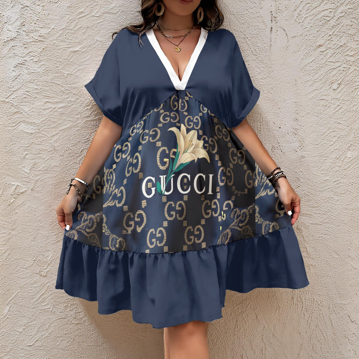 G G'iore by Cartier V neck Dress