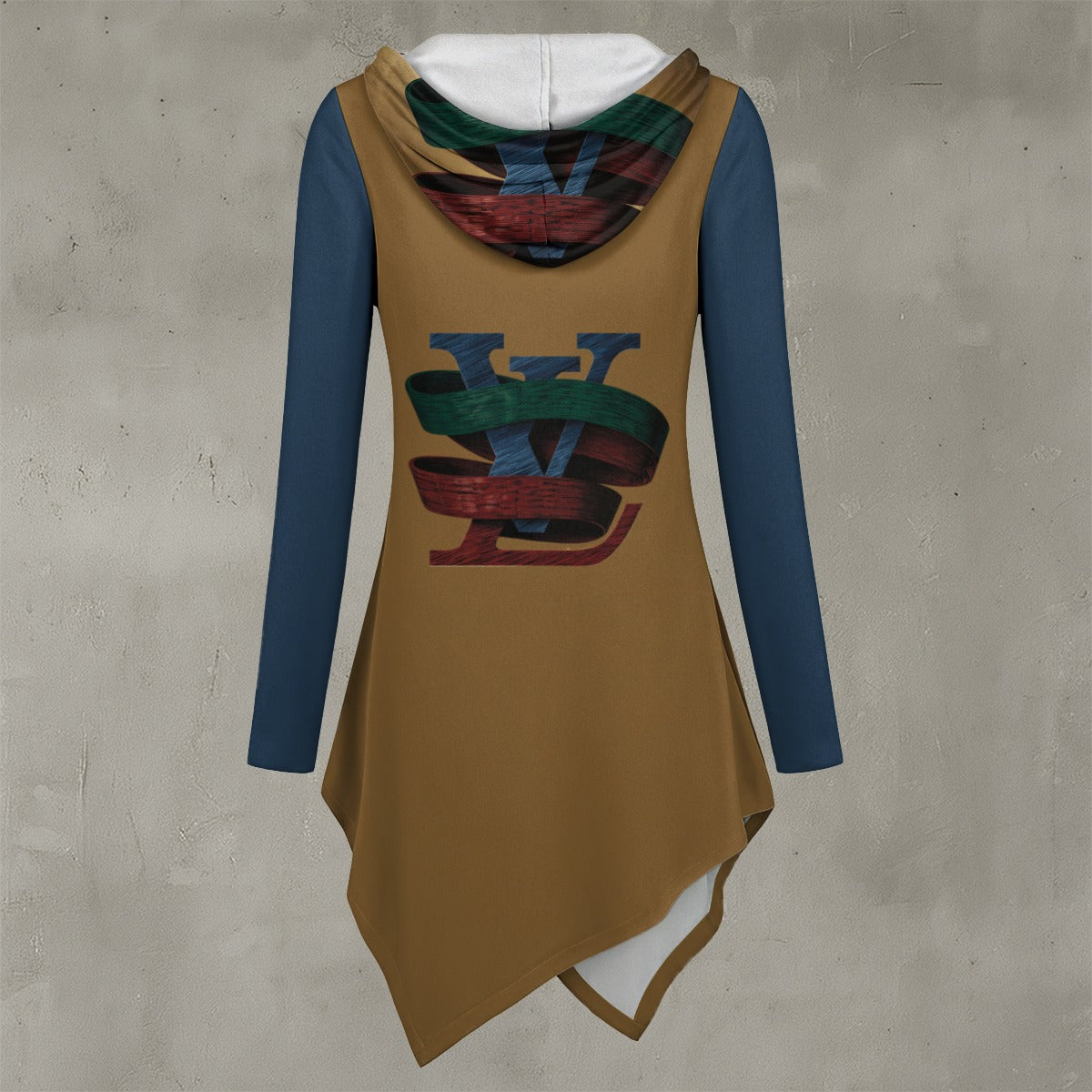 VL Women's Asymmetric Hem Hoodie