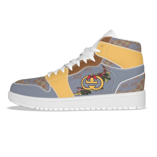 Gucci G'iore By Cartier Men's Leather Stitching Shoes | Soft Breathable & Anti-Slip