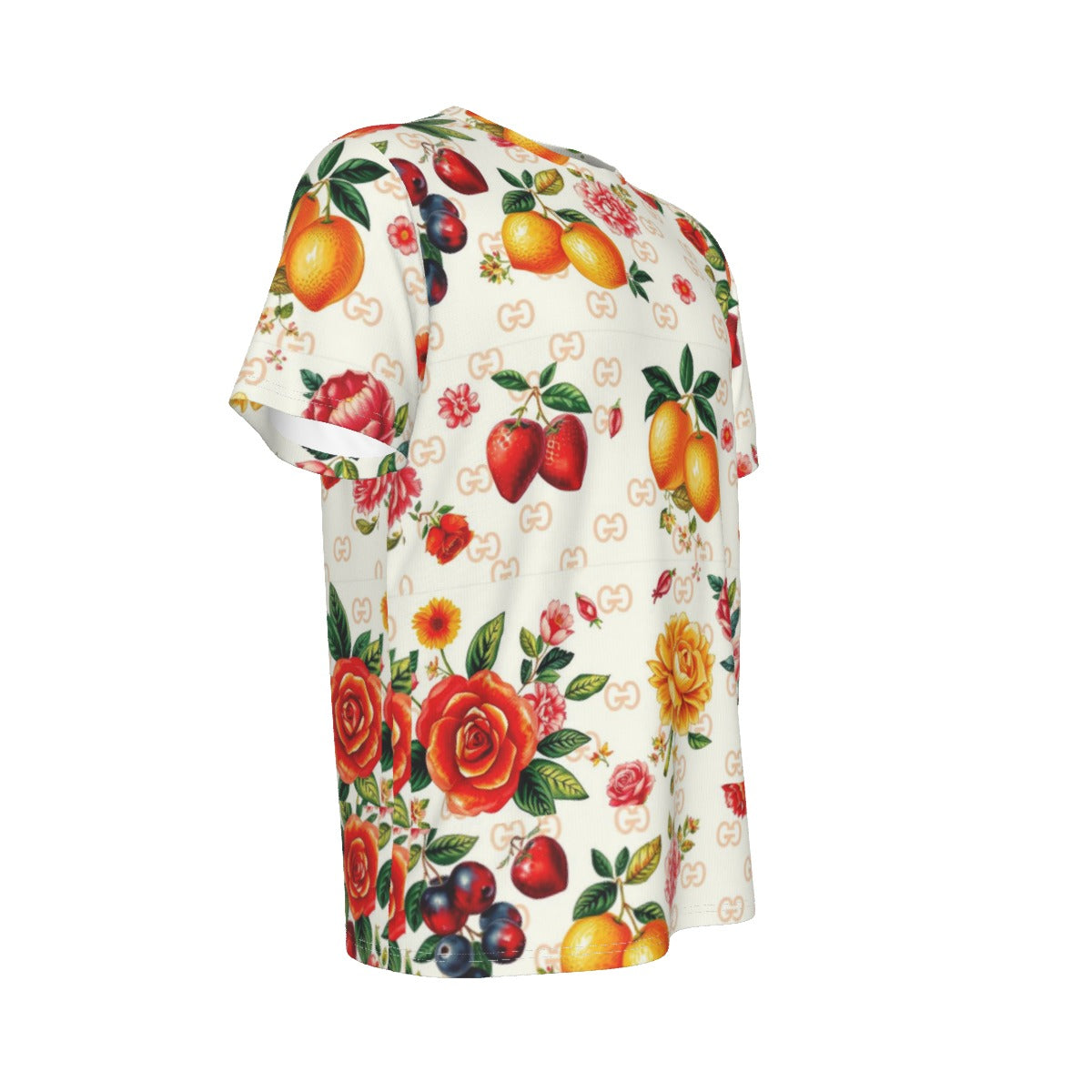 VL Gutton Gucci G'iore High Elastic Microfiber O-Neck T-Shirt for Comfort & Style