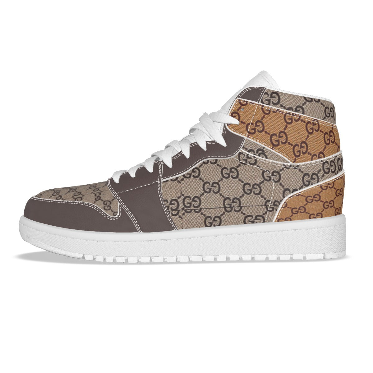 Gucci G'iore By Cartier Men's Synthetic Leather Stitching Shoes with Anti-Slip Sole