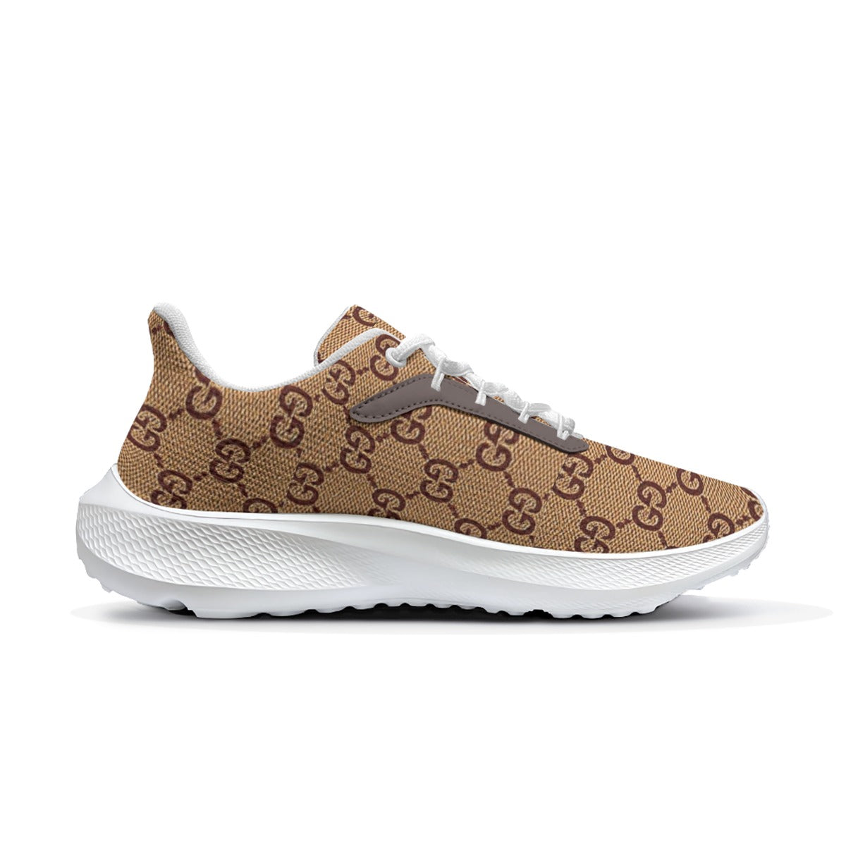 Gucci Giore Men's Road Running Shoes with Textured Mesh Upper and MD Sole |四季适用