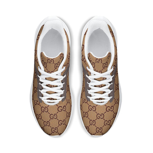 Gucci Giore Men's Road Running Shoes with Textured Mesh Upper and MD Sole |四季适用