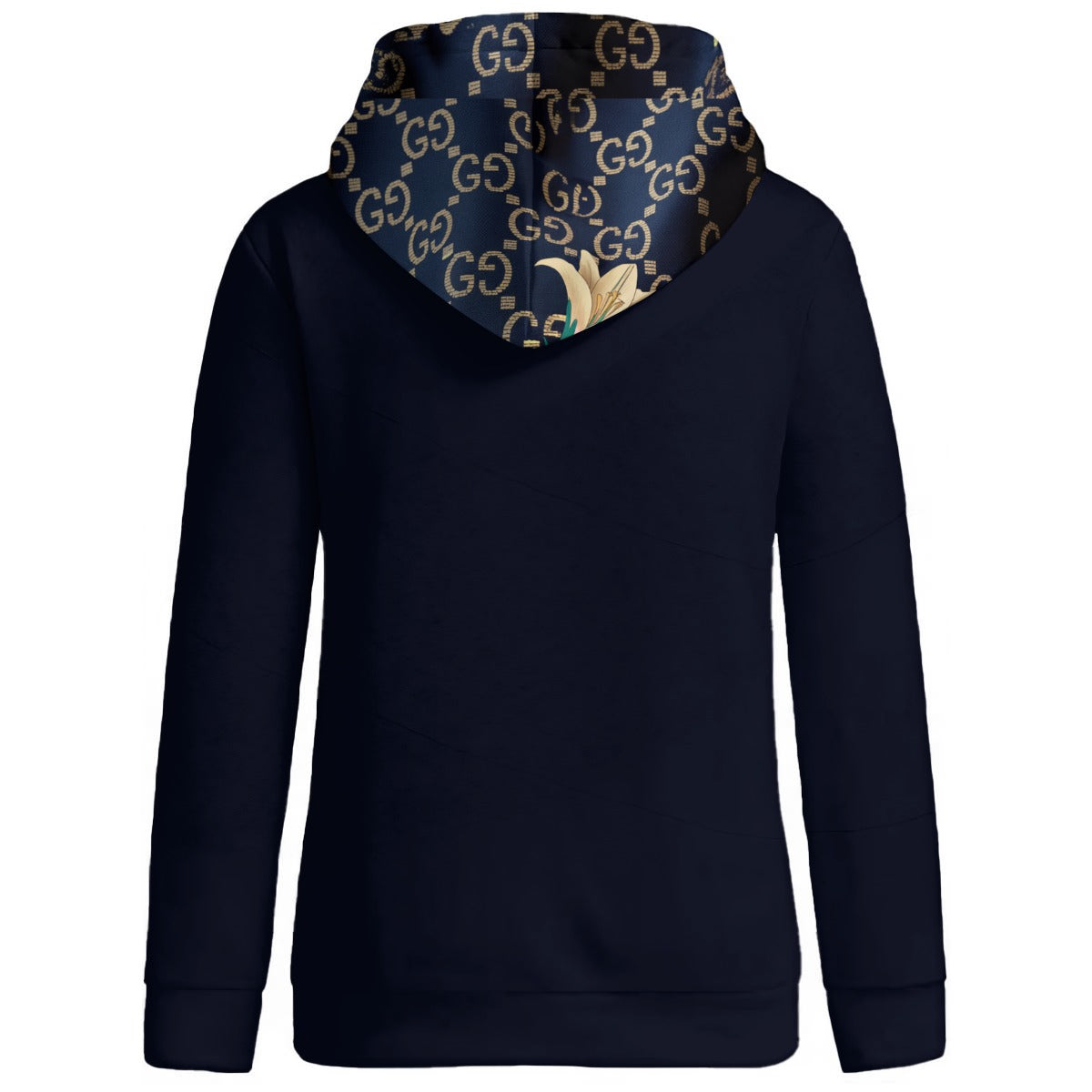 All-Over Print Women's Patchwork Hoodie