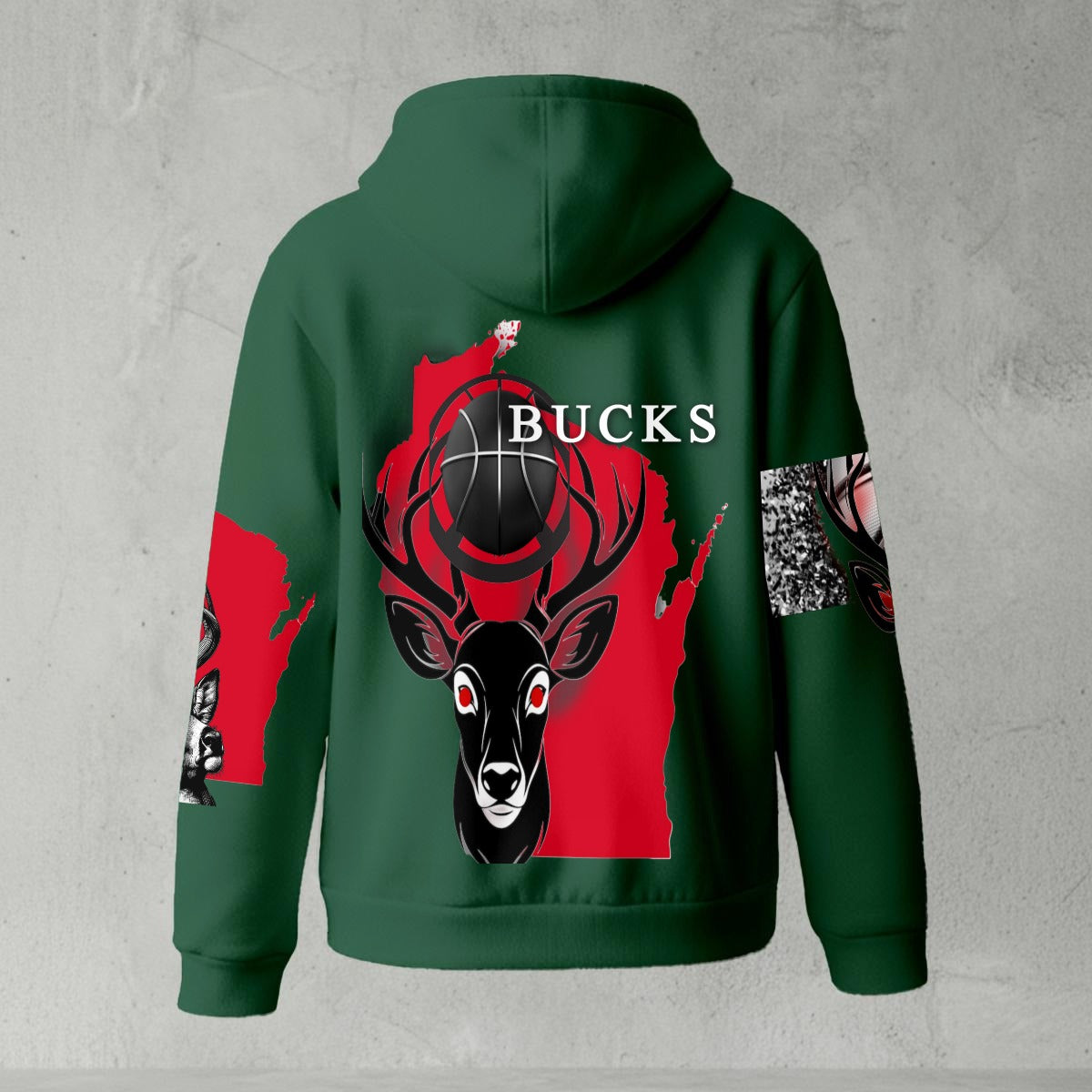 Buck MIlwaukee Men’s Zip Sweatshirt|